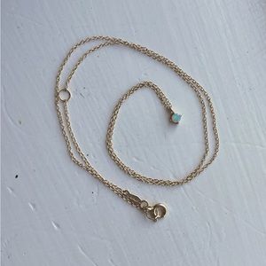 Catbird 14k opal necklace